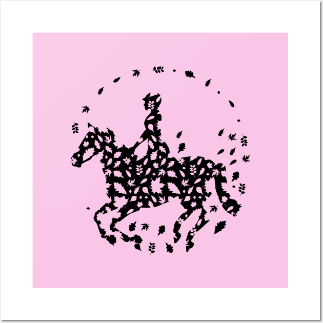 Horse rider Wall Art by Byrnsey